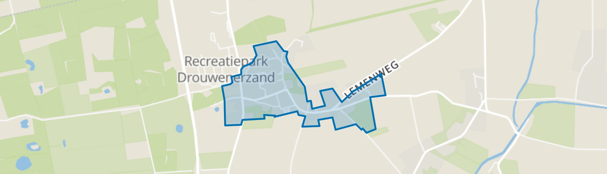 Drouwen, Drouwen map