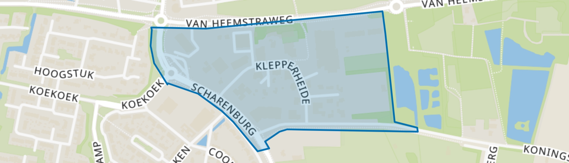 Bedrijventerrein Klepperheide, Druten map