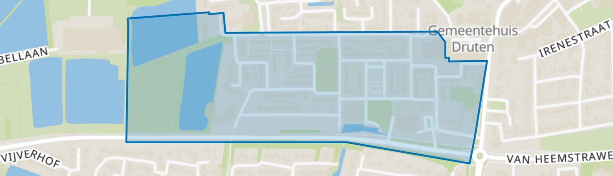 Druten West, Druten map