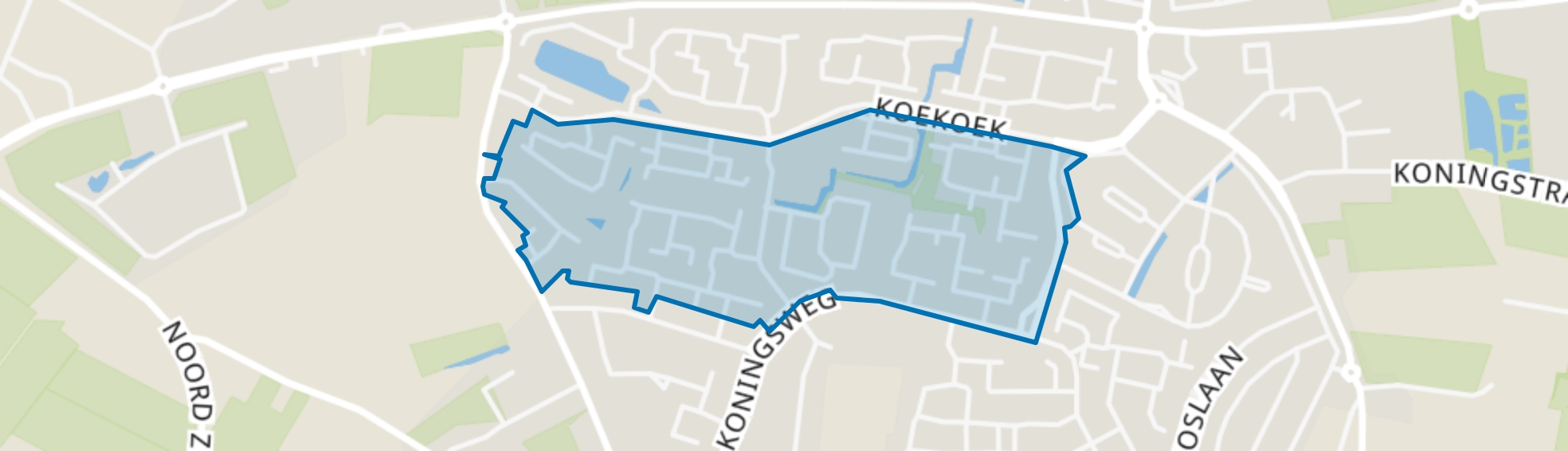 Klein Middelveld, Druten map