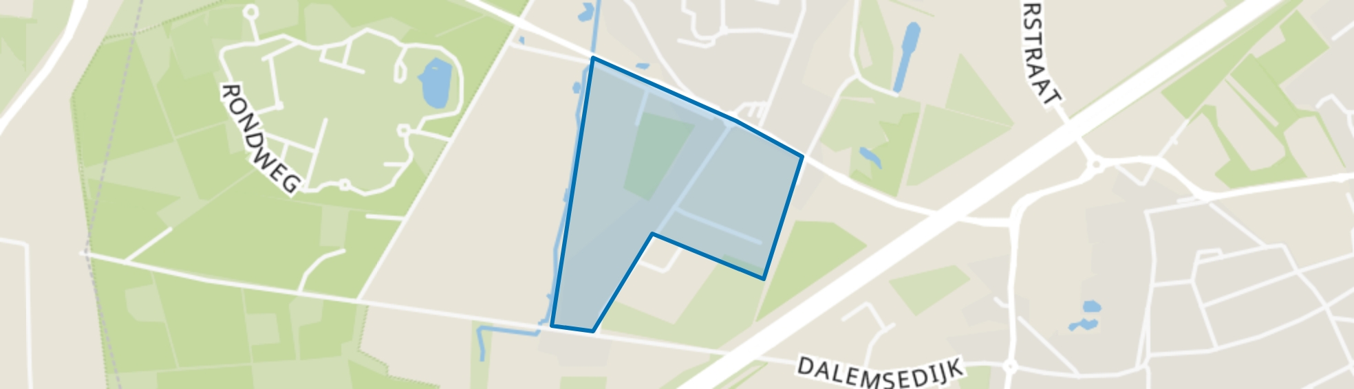 Bedrijventerrein Duizel, Duizel map