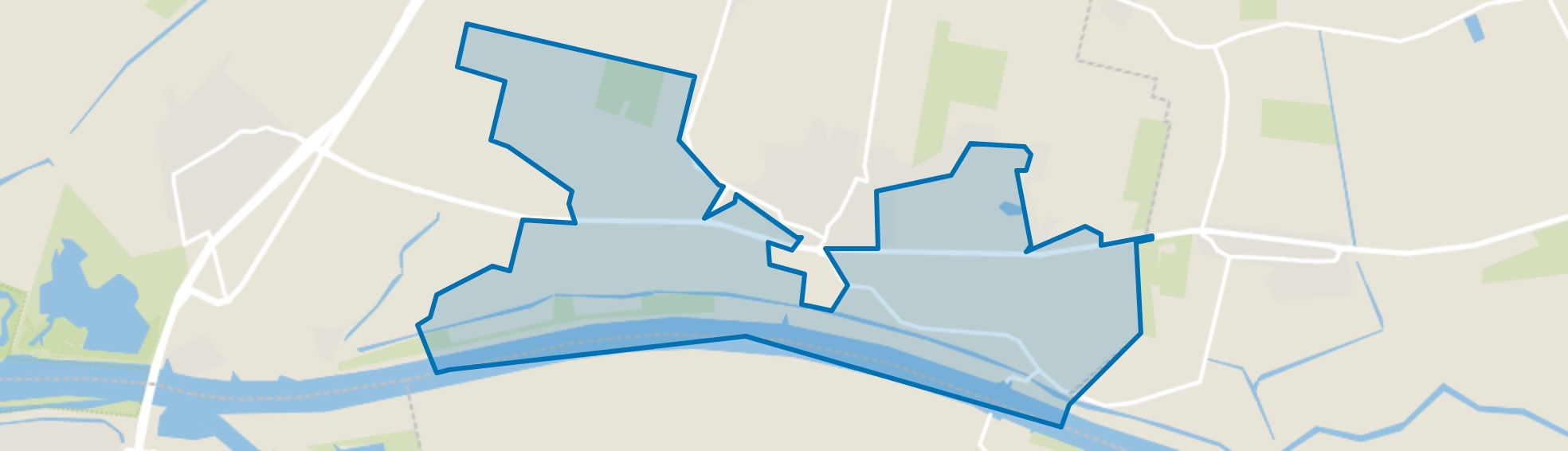 Buitengebied Dussen zuid, Dussen map