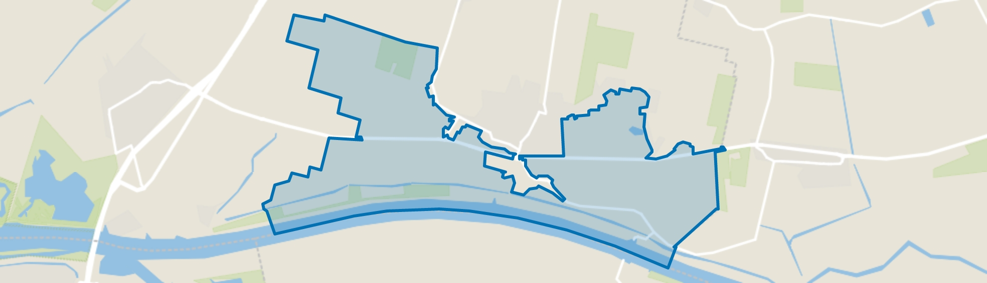 Buitengebied Dussen zuid, Dussen map