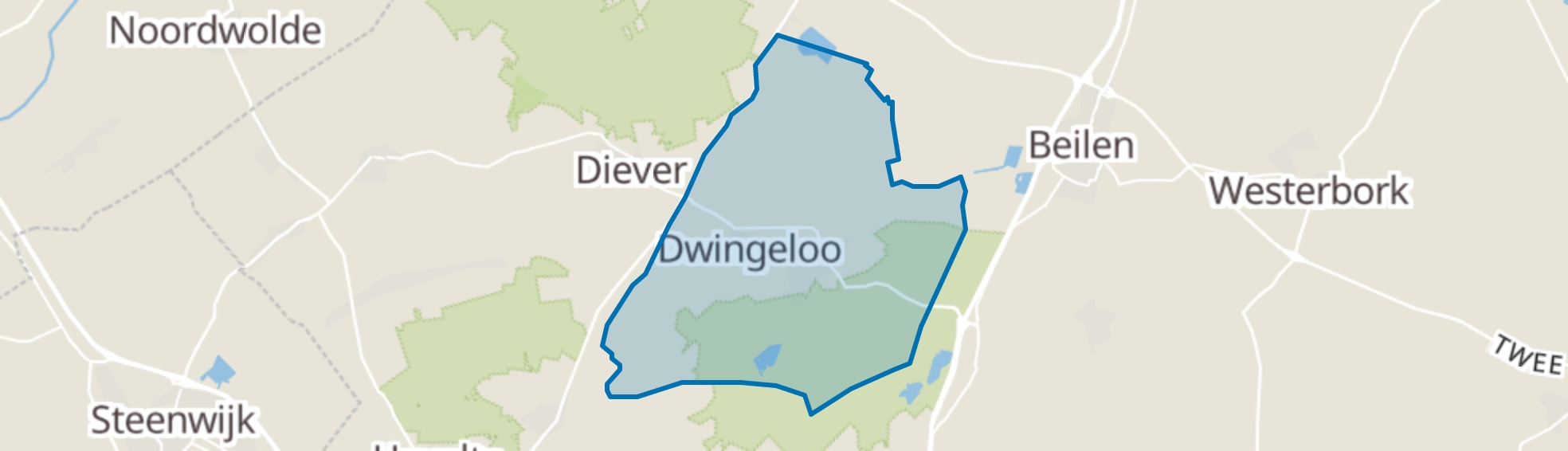 Dwingeloo map