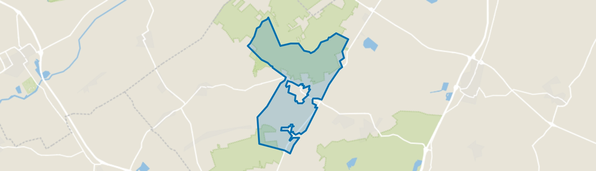 Verspreide huizen Diever, Dwingeloo map