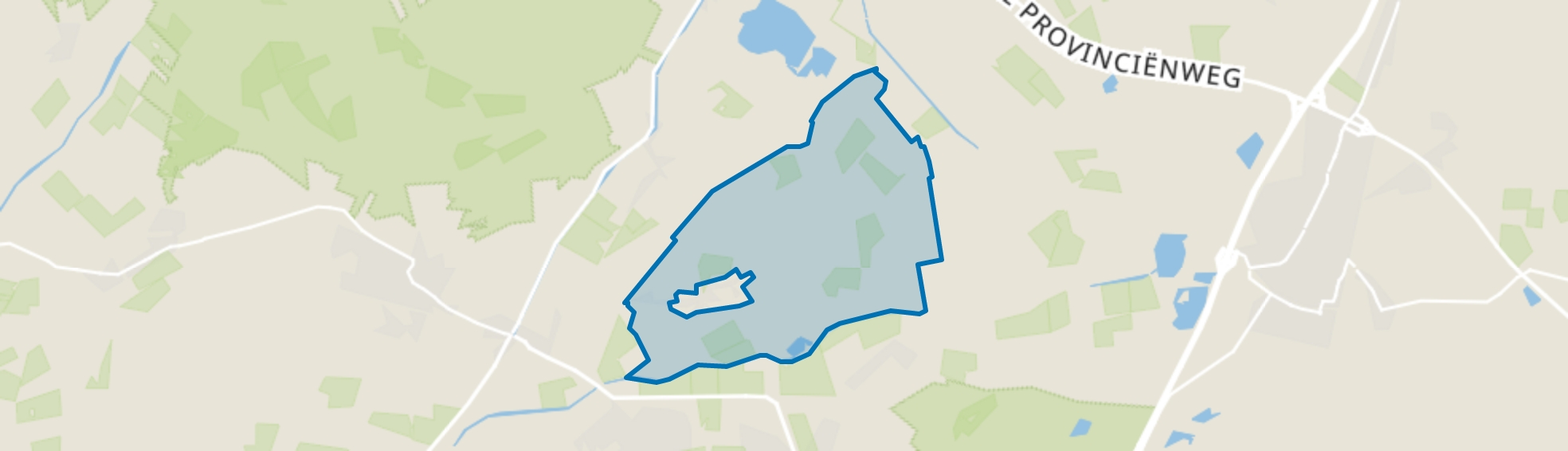 Verspreide huizen Eemster, Dwingeloo map