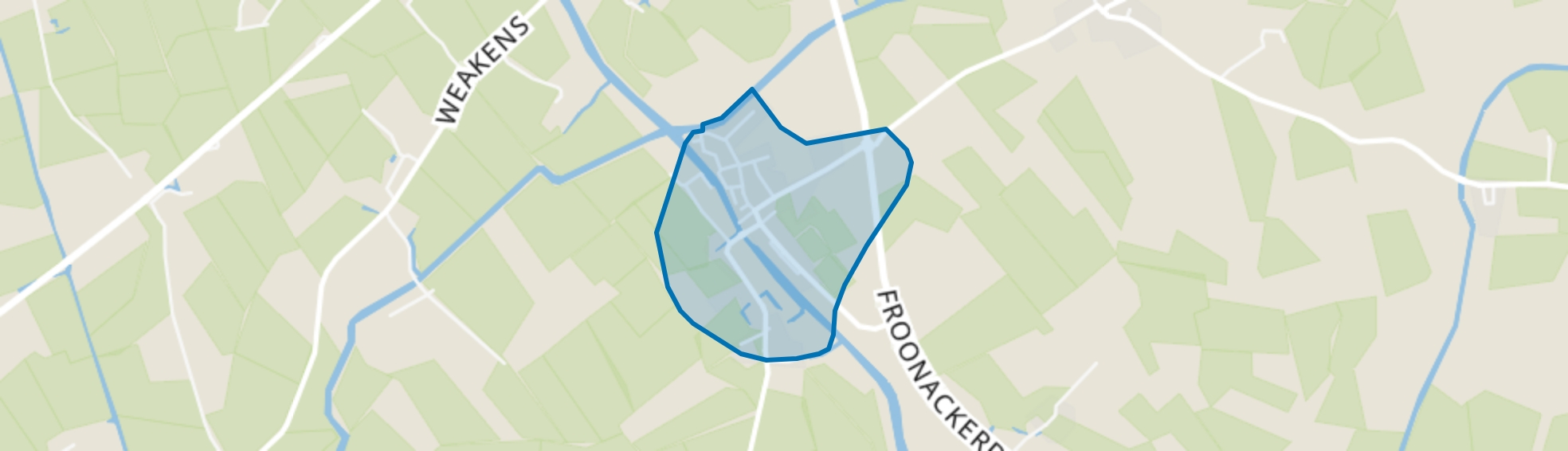 Easterlittens, Easterlittens map