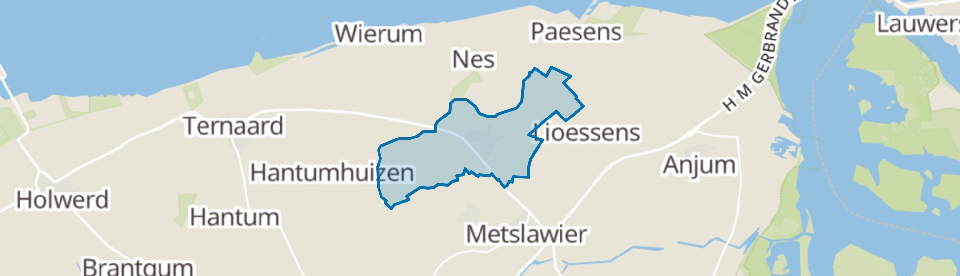 Easternijtsjerk map