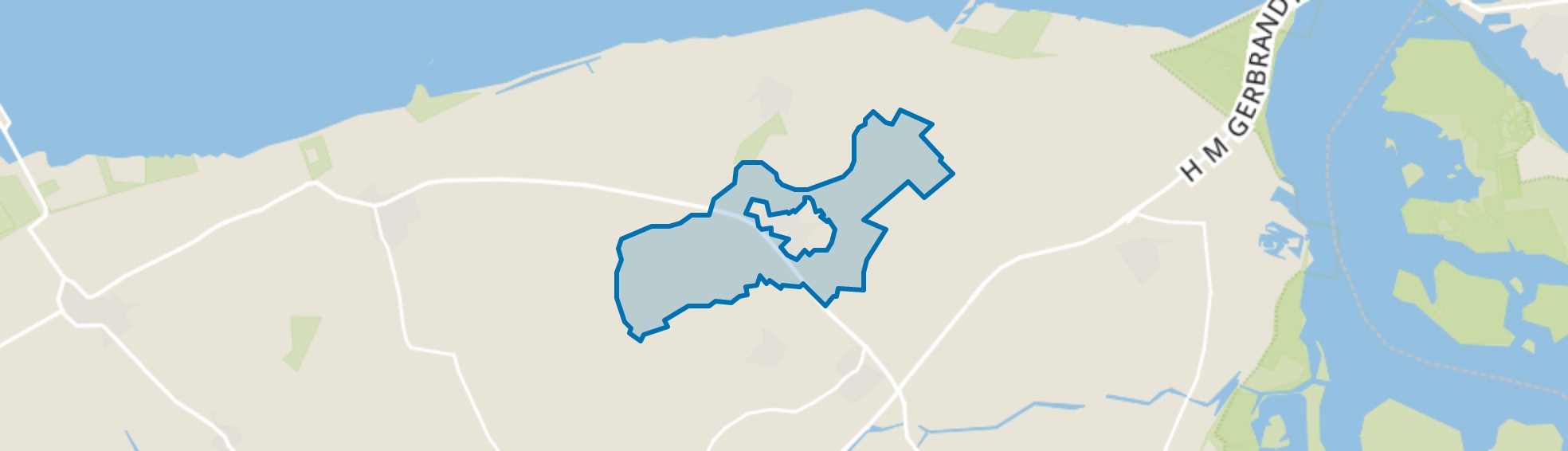 Verspreide huizen Oosternijkerk, Easternijtsjerk map