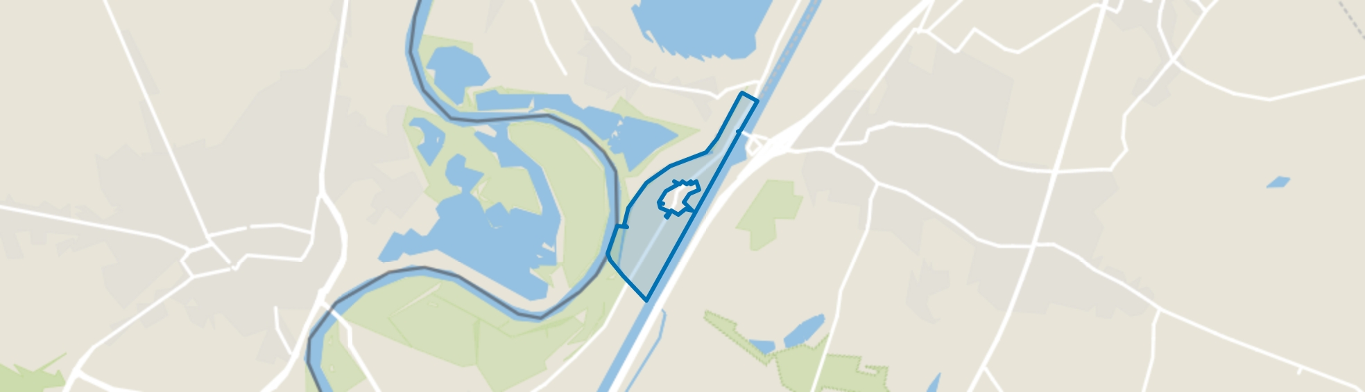 Buitengebied Aasterberg, Echt map