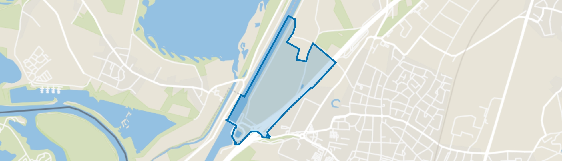 Buitengebied de Loop, Echt map