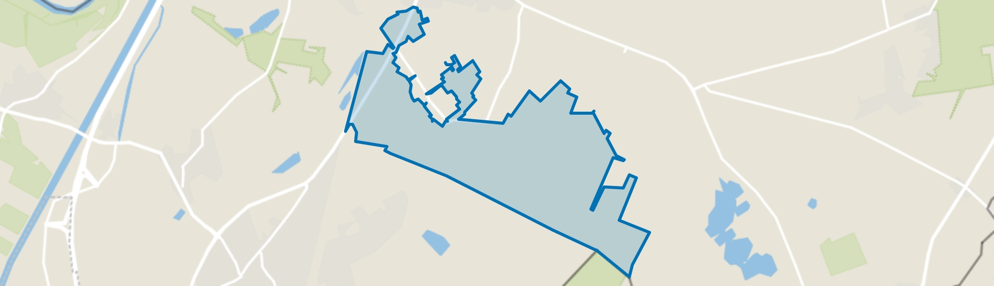 Lilboscherveld, Echt map