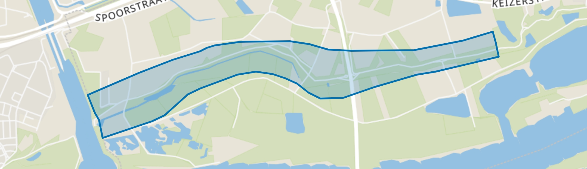 Verspreide huizen Echteld-Waalbandijk, Echteld map