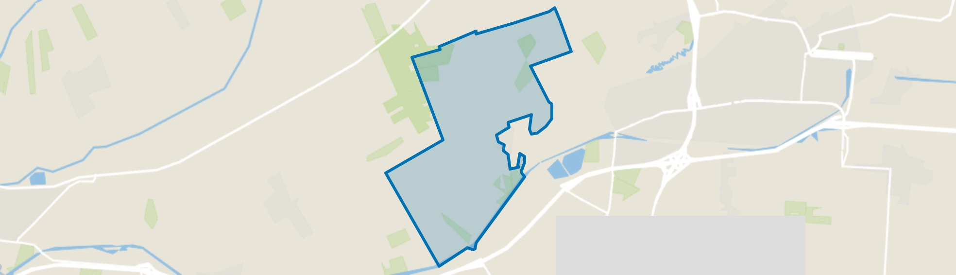 Verspreide huizen Echten, Echten (DR) map