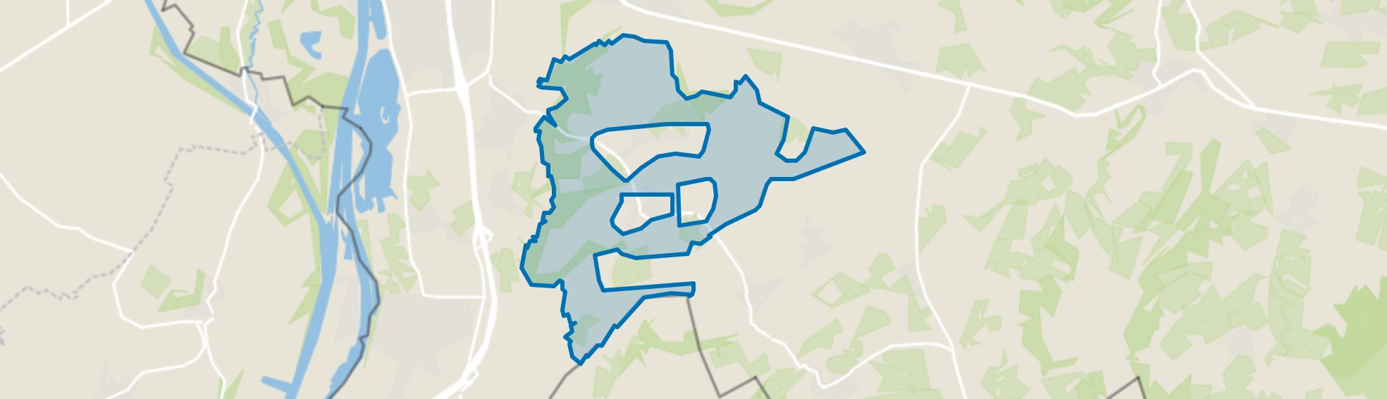 Verspreide huizen II, Eckelrade map