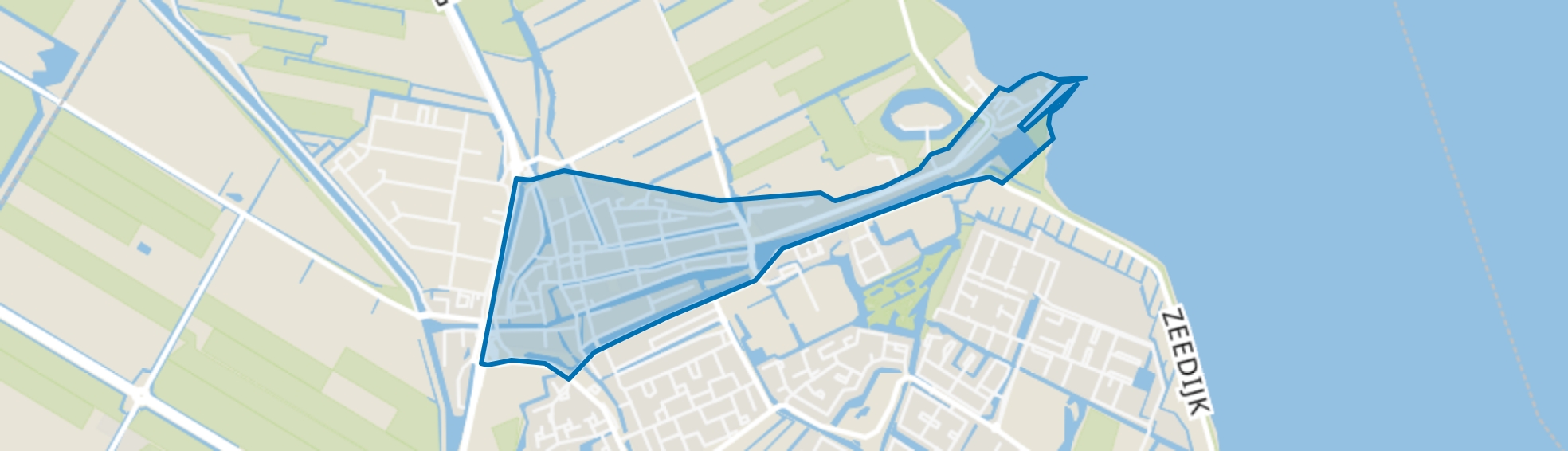 Edam-Oude kom, Edam map