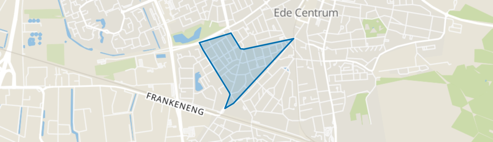 Bloemenbuurt, Ede map