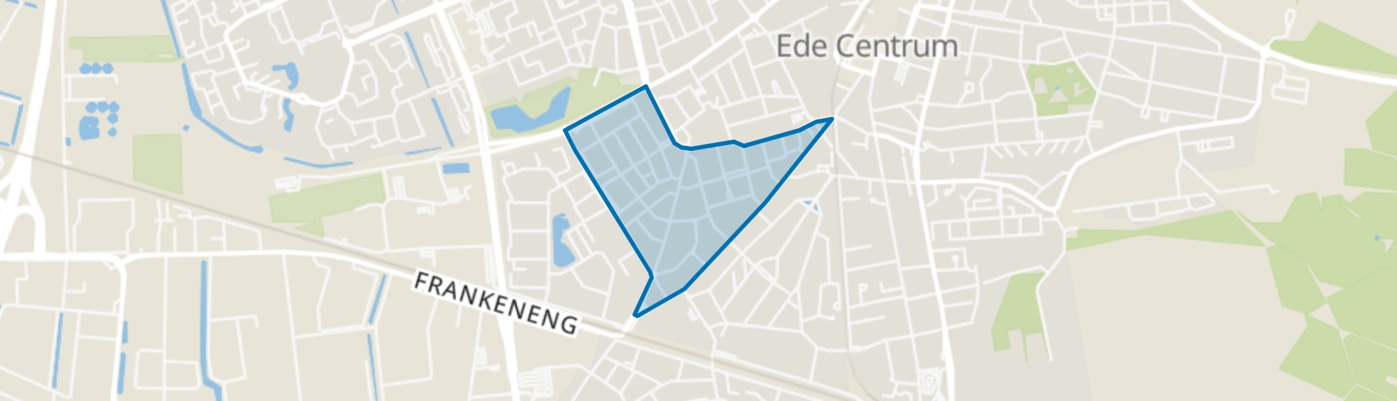 Bloemenbuurt, Ede map