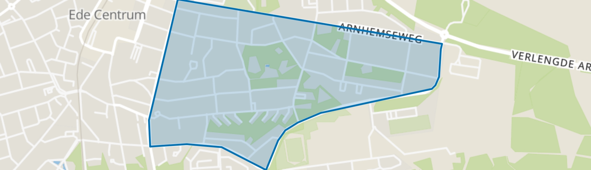 Burgemeestersbuurt, Ede map