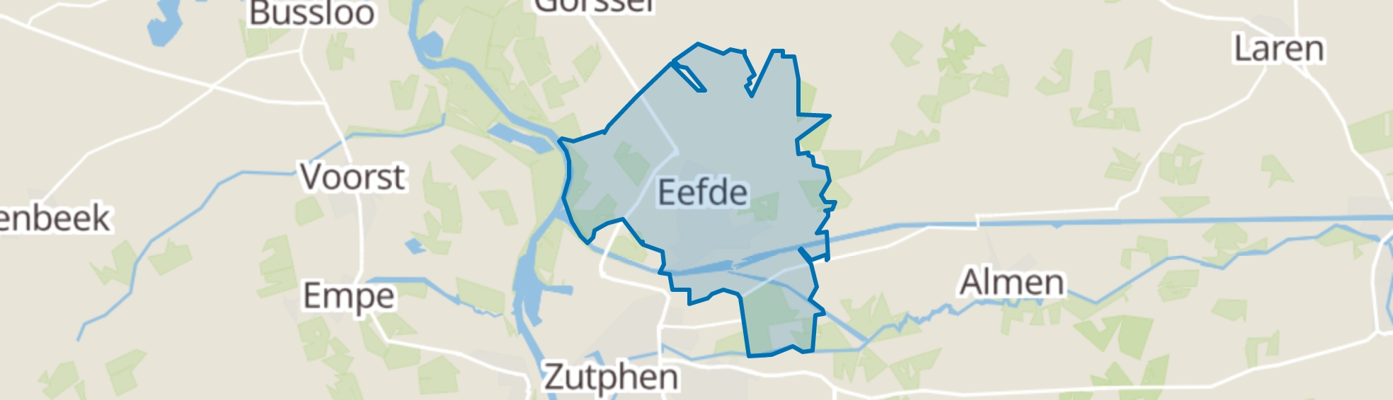 Eefde map