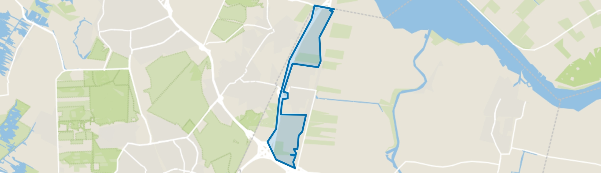 Polder te Veen, Eemnes map