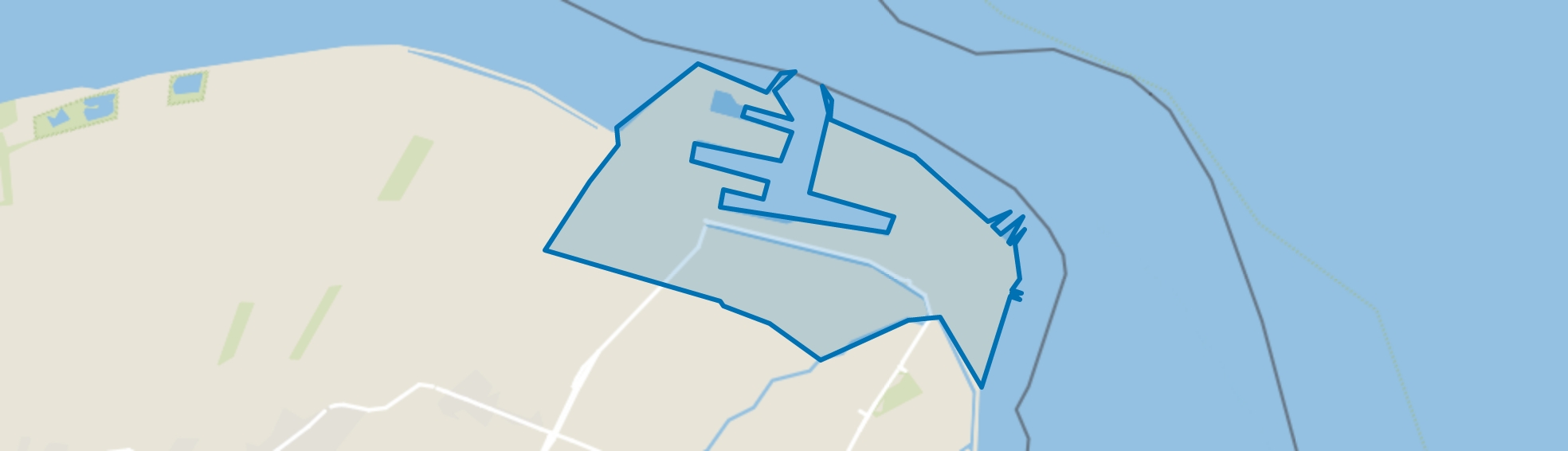 Eemshavengebied, Eemshaven map