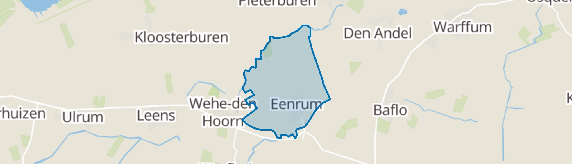 Eenrum map