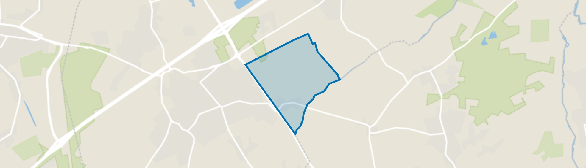 Molenveld en Schadewijk, Eersel map