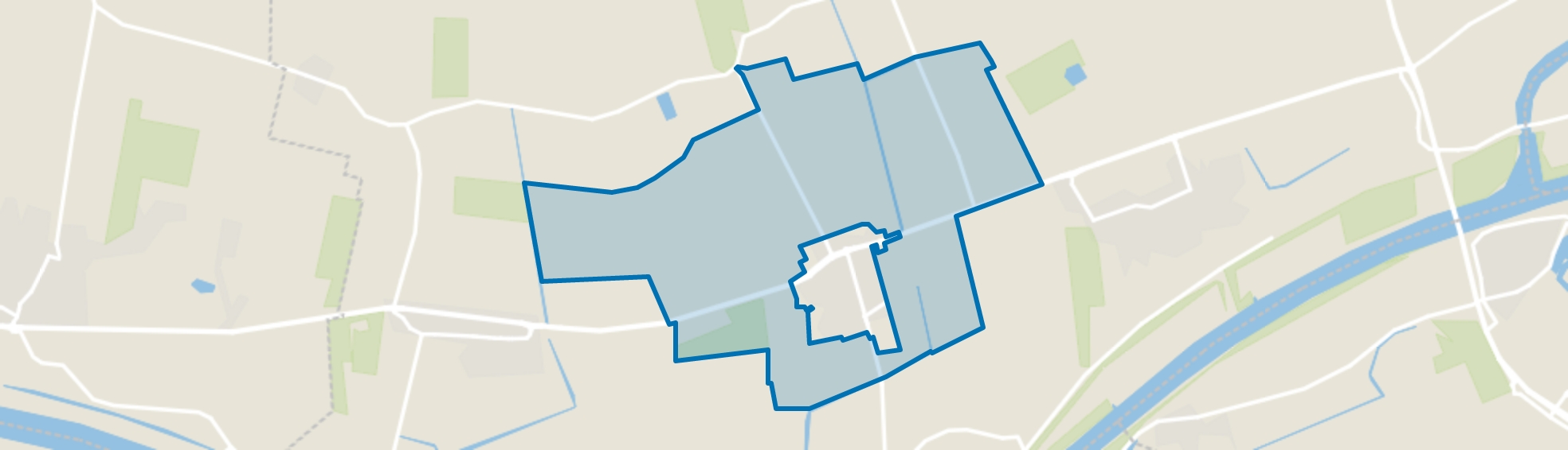 Buitengebied Eethen, Eethen map