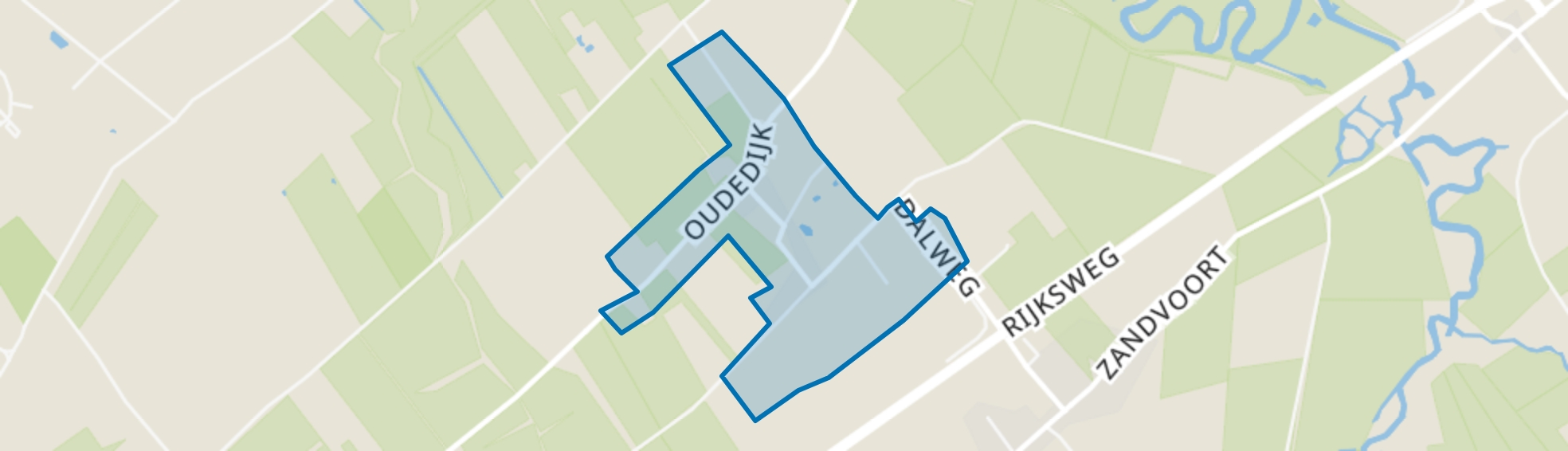 Eexterzandvoort, Eexterzandvoort map