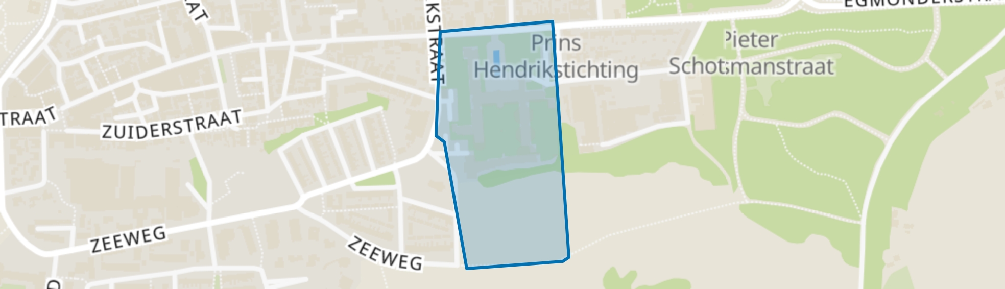 Prins Hendrik Stichting, Egmond aan Zee map