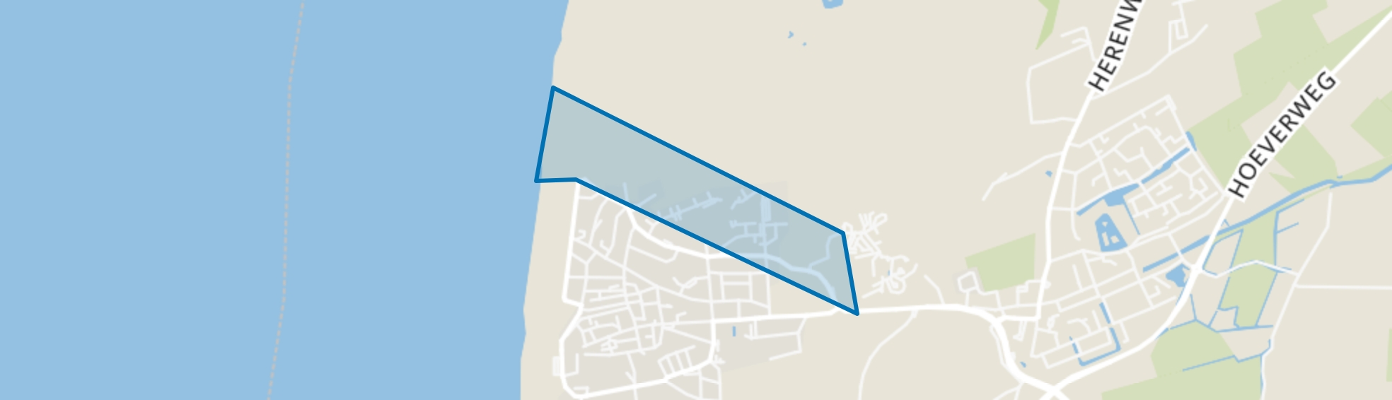 Sportlaan, Egmond aan Zee map