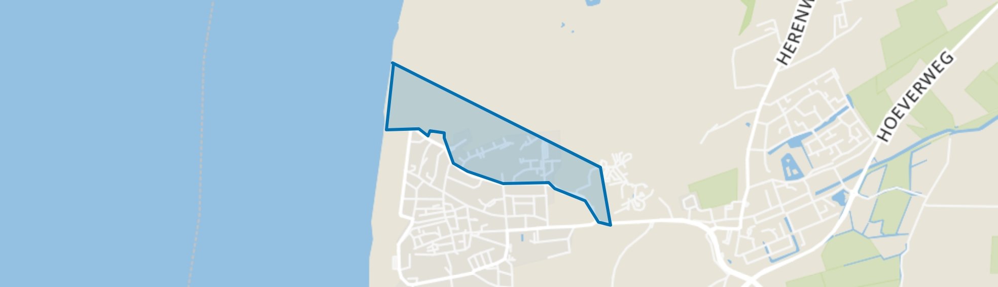 Sportlaan, Egmond aan Zee map