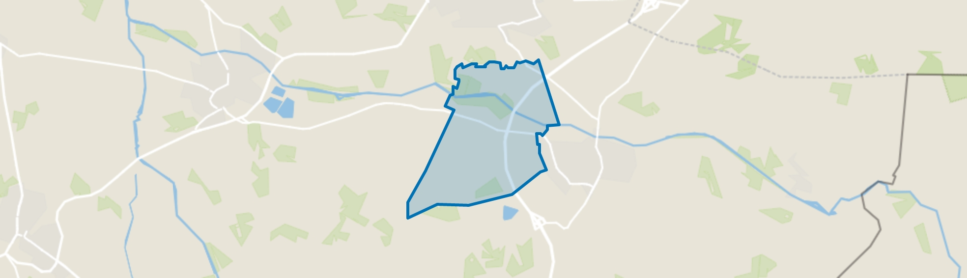 Verspreide huizen Olden Eibergen, Eibergen map