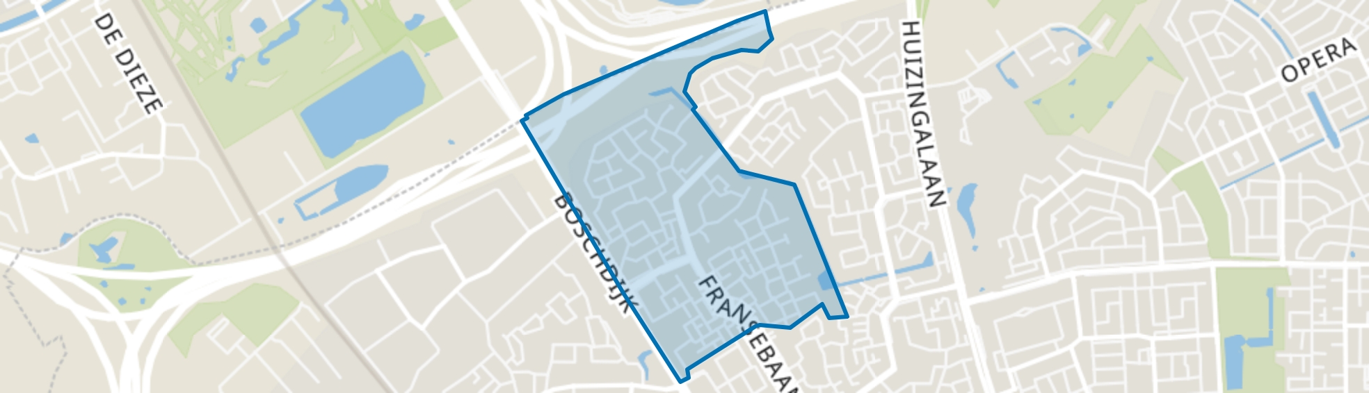 Achtse Barrier-Spaaihoef, Eindhoven map