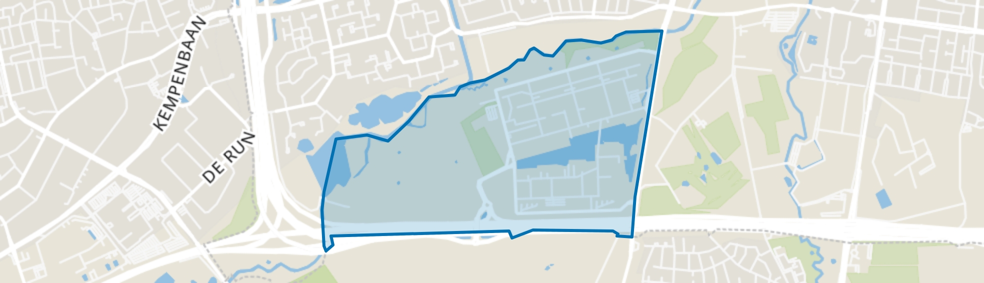 Beemden, Eindhoven map