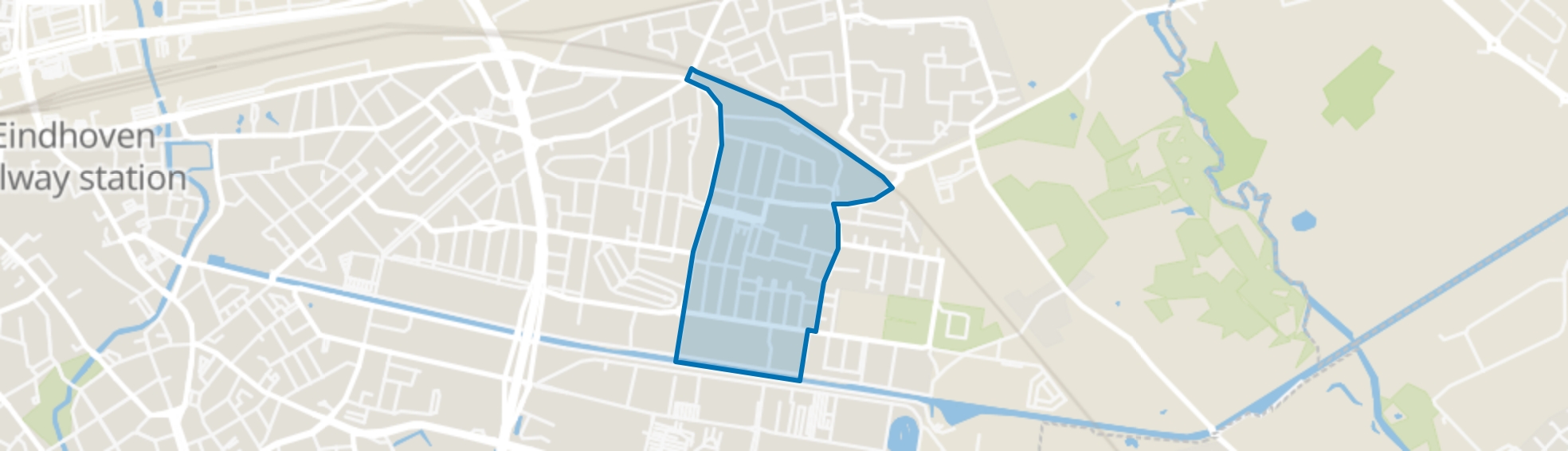 Doornakkers-Oost, Eindhoven map