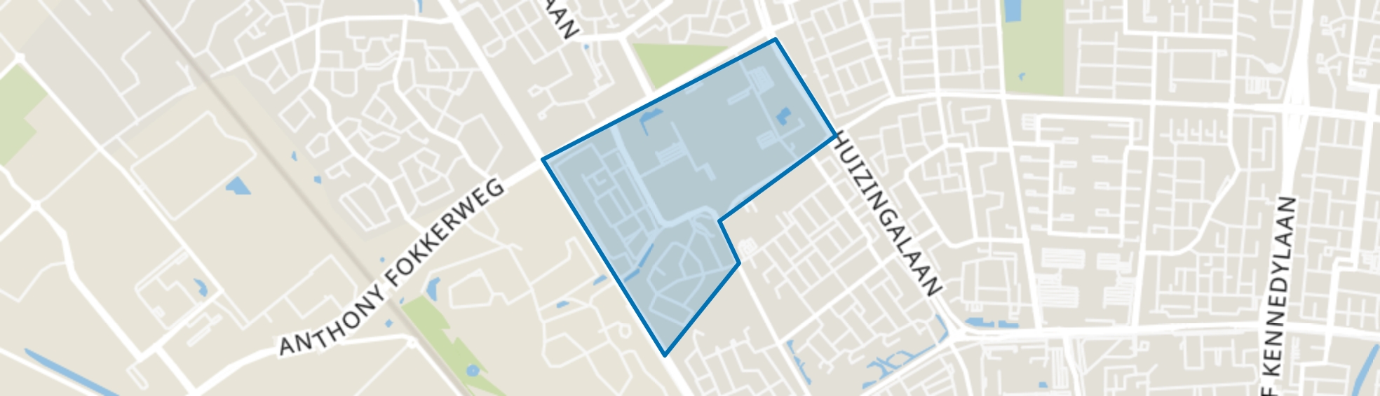Driehoeksbos, Eindhoven map
