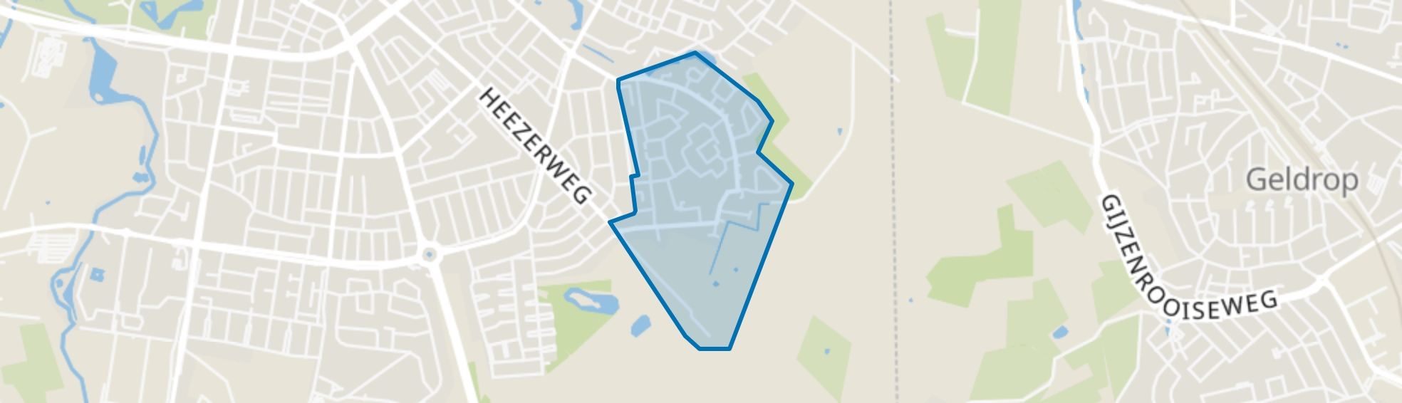 Gijzenrooi, Eindhoven map