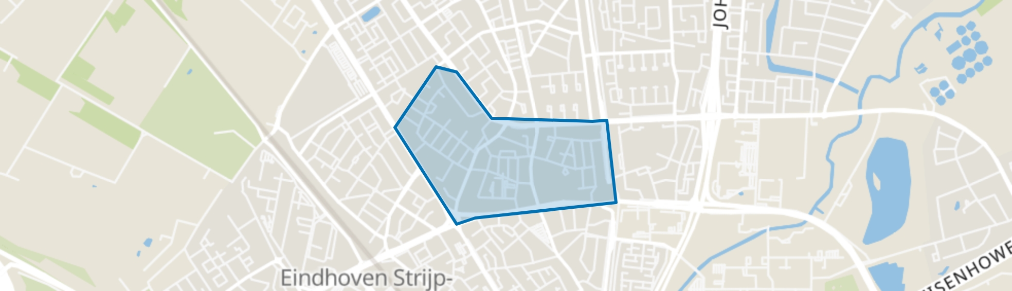 Kronehoef, Eindhoven map