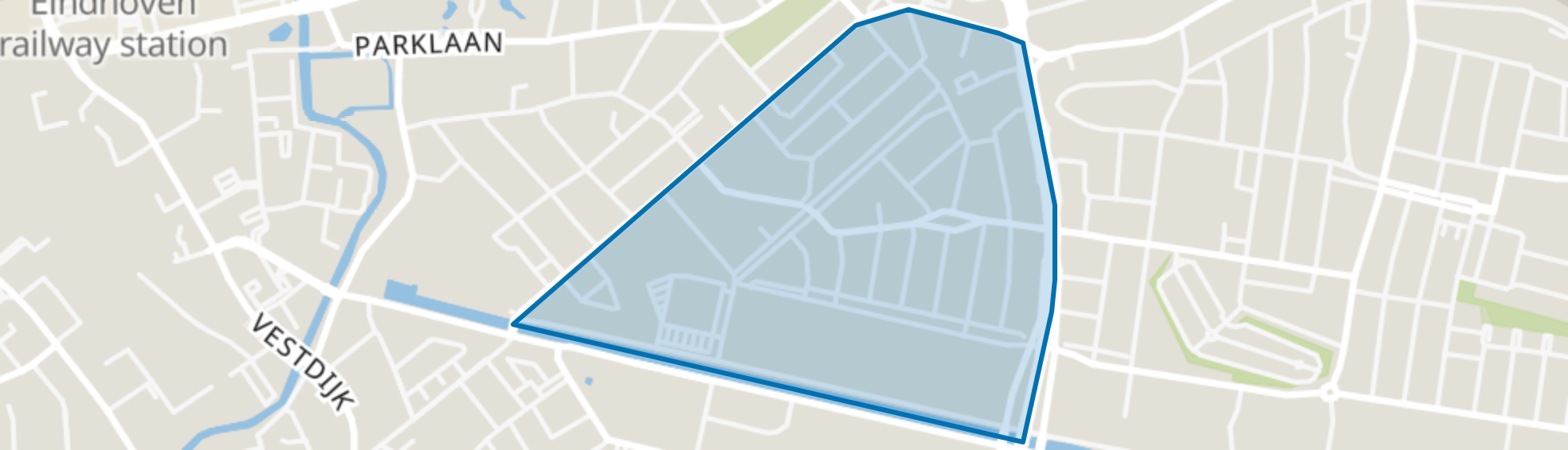 Lakerlopen, Eindhoven map