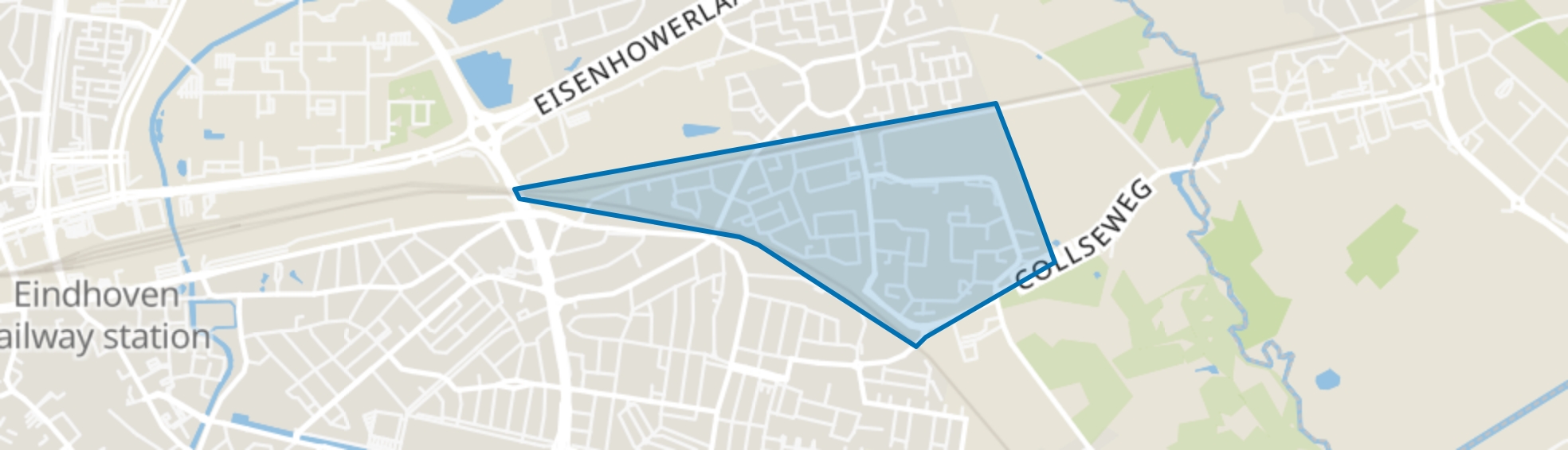 Muschberg, Geestenberg, Eindhoven map