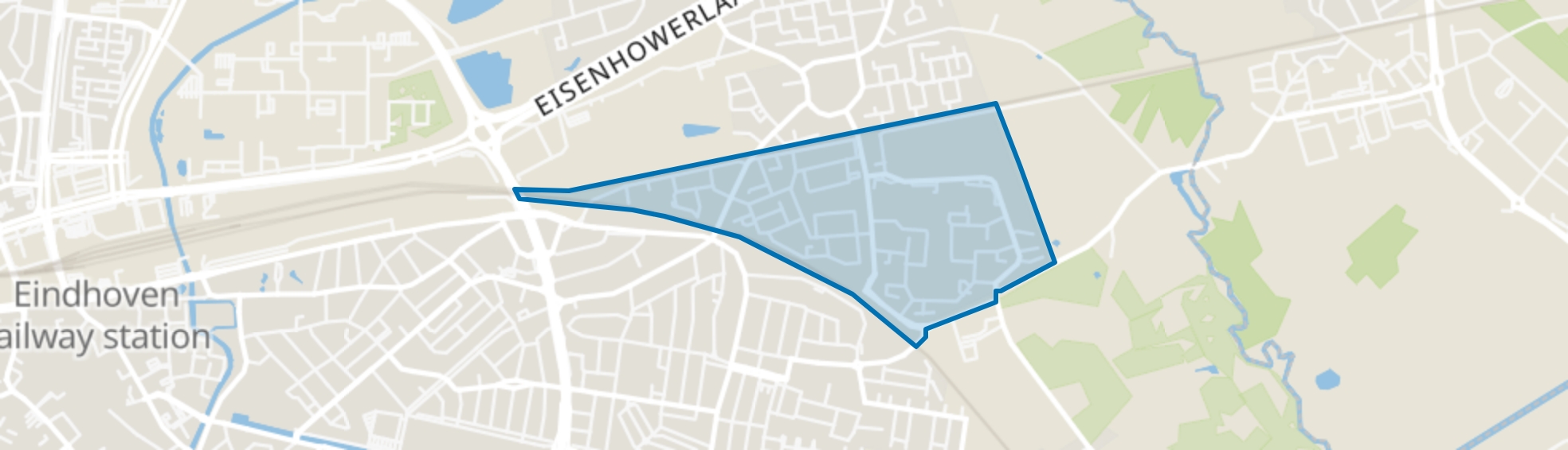 Muschberg, Geestenberg, Eindhoven map