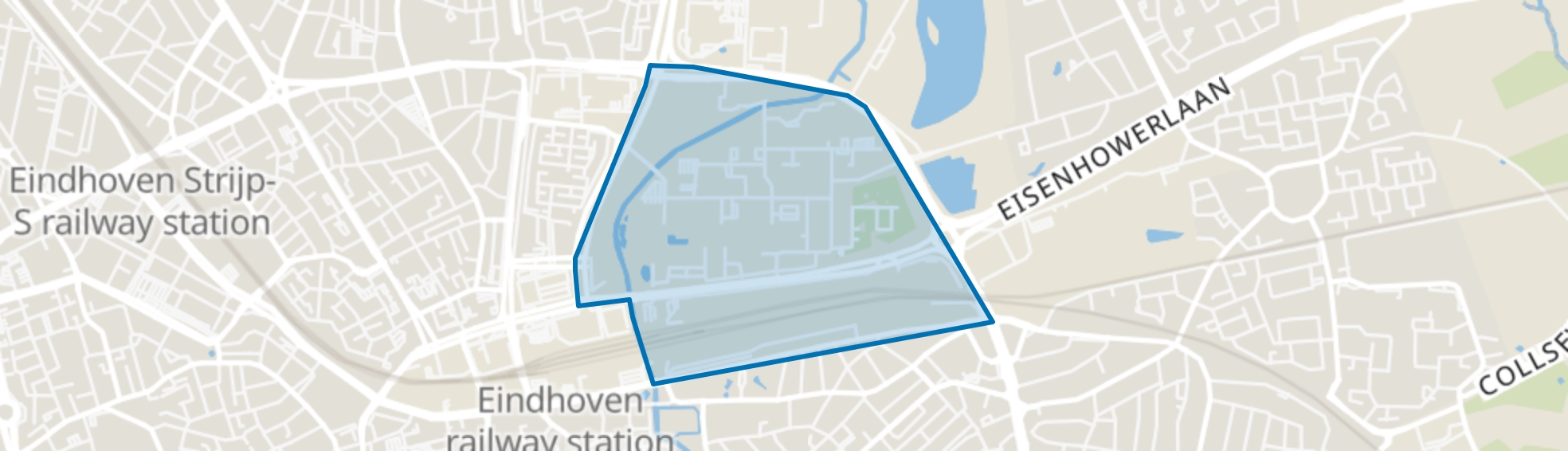 TU-terrein, Eindhoven map