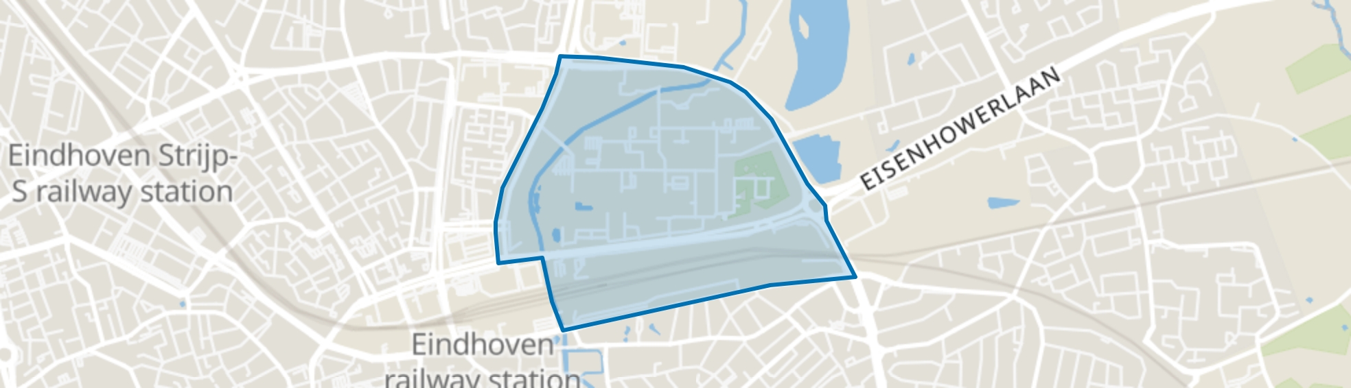 TU-terrein, Eindhoven map