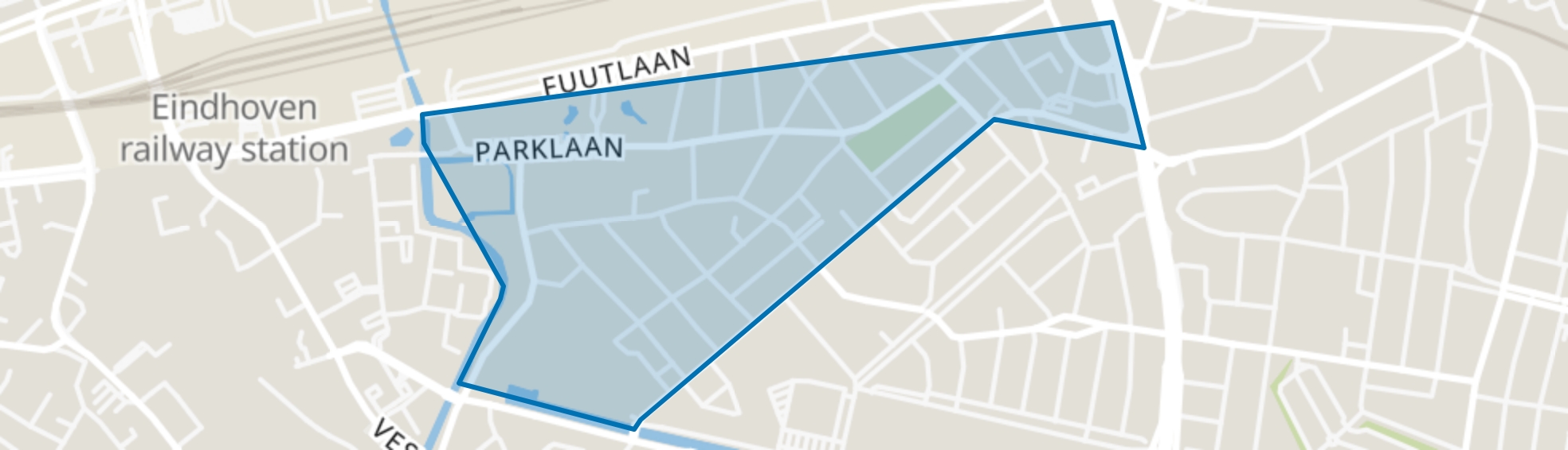 Villapark, Eindhoven map