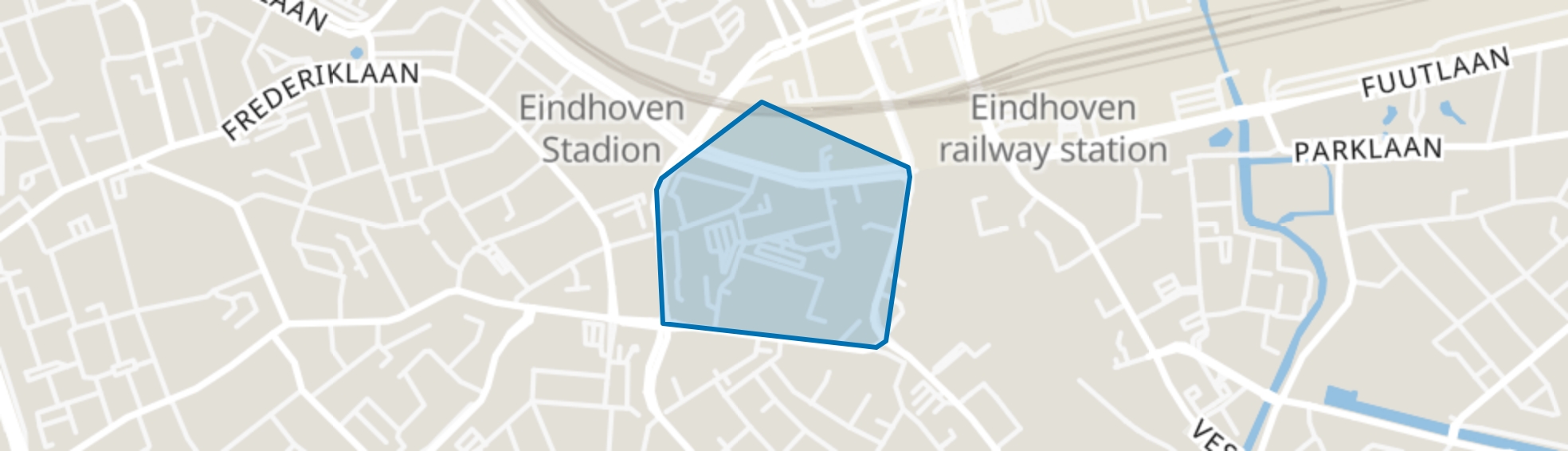 Witte Dame, Eindhoven map