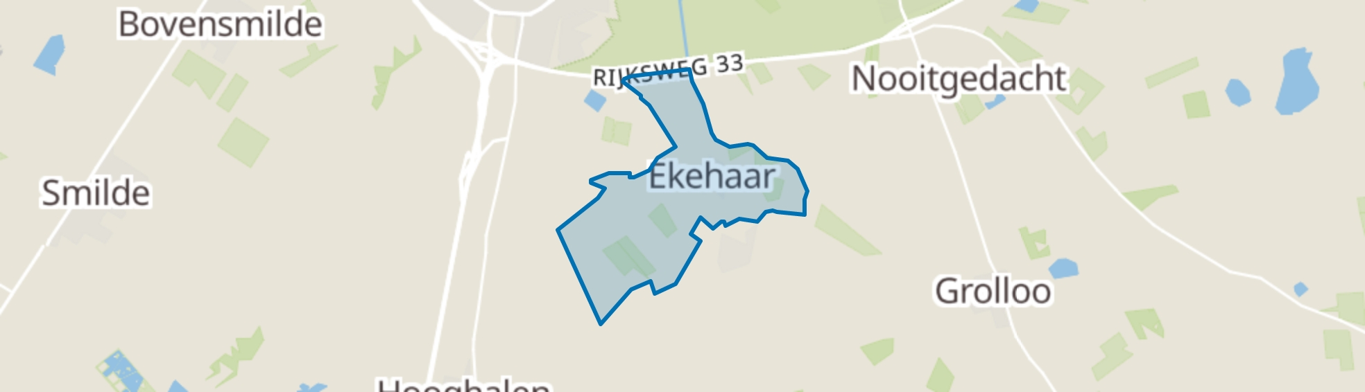 Ekehaar map