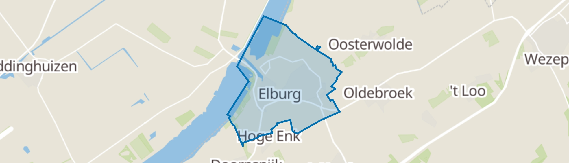 Elburg map