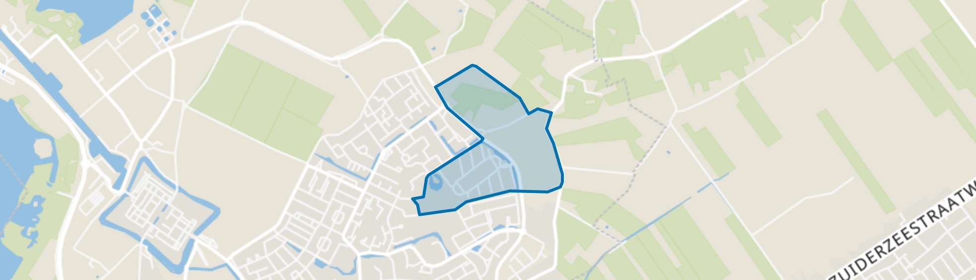 Achterweg-De Dijkjes-Horstkamp, Elburg map